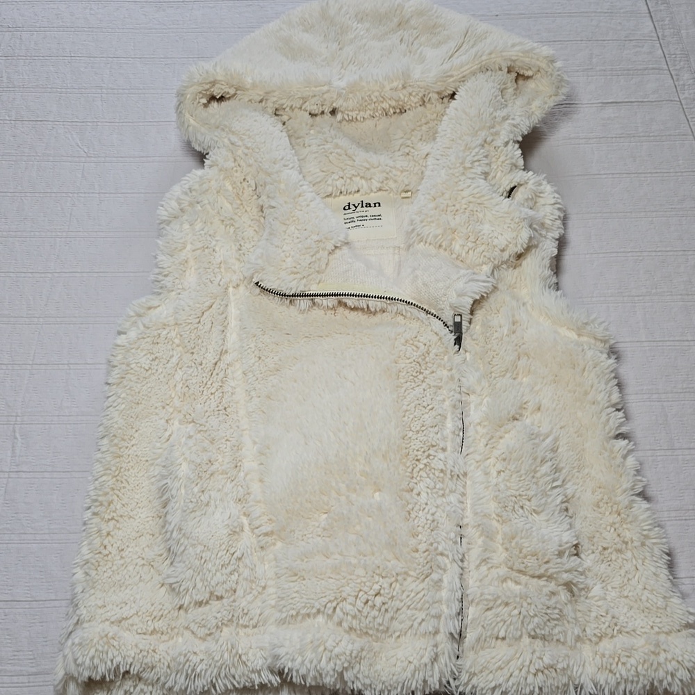 Dylan by True Grit Sherpa Teddy Vest Size XS